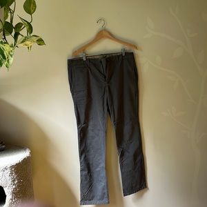Gap Lived-In Slim Grey Chinos 34W 30L